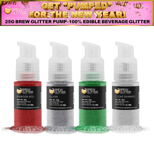 Get Pumped For New Years Collection Brew Glitter Pump Combo Pack B (4 PC SET)-Brew Glitter®