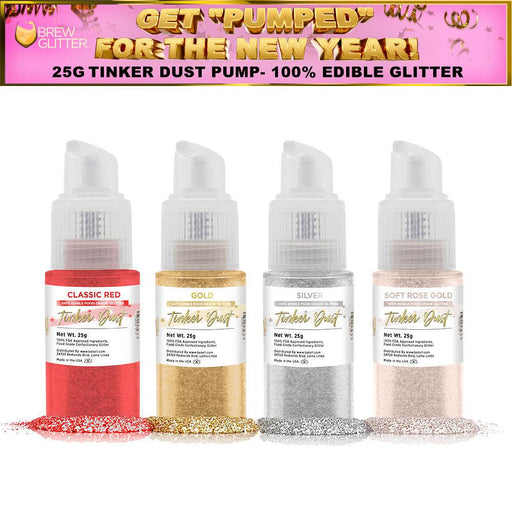 Get Pumped For New Years Collection Tinker Dust Pump Combo Pack A (4 PC SET)-Brew Glitter®