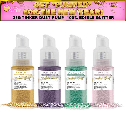 Get Pumped For New Years Collection Tinker Dust Pump Combo Pack C (4 PC SET)-Brew Glitter®
