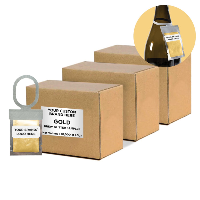 Gold Brew Glitter® Necker | Private Label-Brew Glitter®