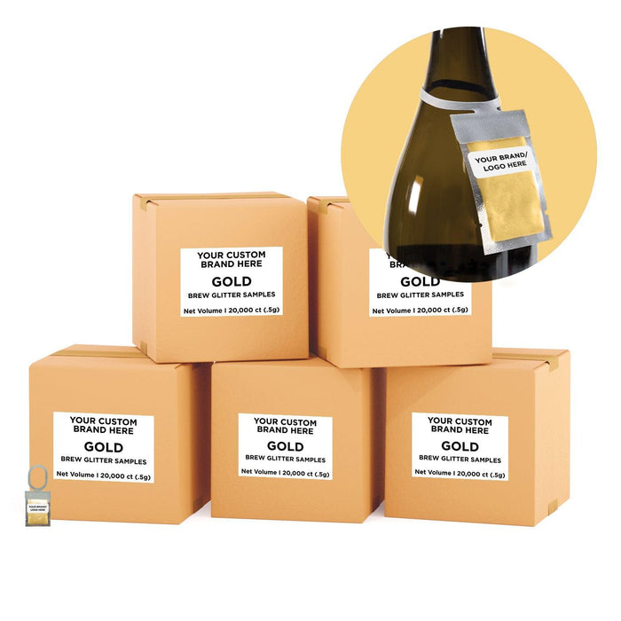 Gold Brew Glitter® Necker | Private Label-Brew Glitter®