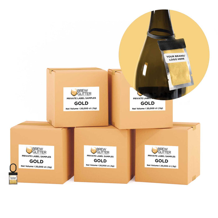 Gold Brew Glitter® Necker | Private Label-Brew Glitter®
