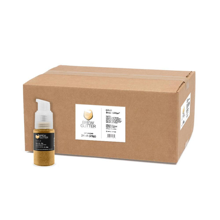 Gold Brew Glitter Spray Pump by the Case-Brew Glitter®