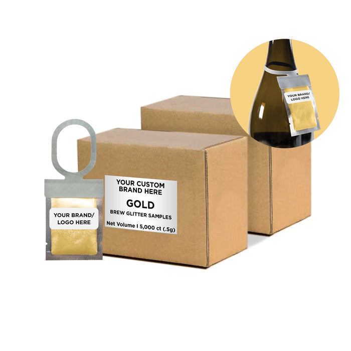 Gold Brew Glitter® Necker | Private Label-Brew Glitter®