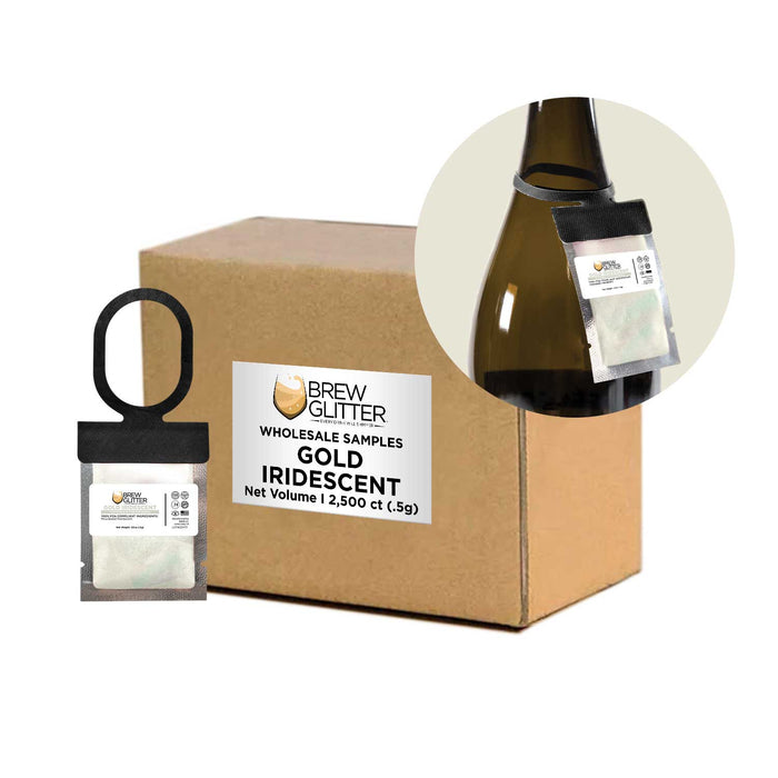Gold Iridescent Brew Glitter® Necker | Wholesale-Brew Glitter®