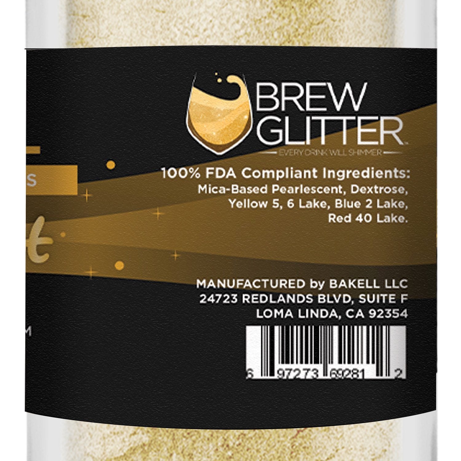 Gold Pearl Edible Brew Dust | Bulk Sizes-Brew Glitter®