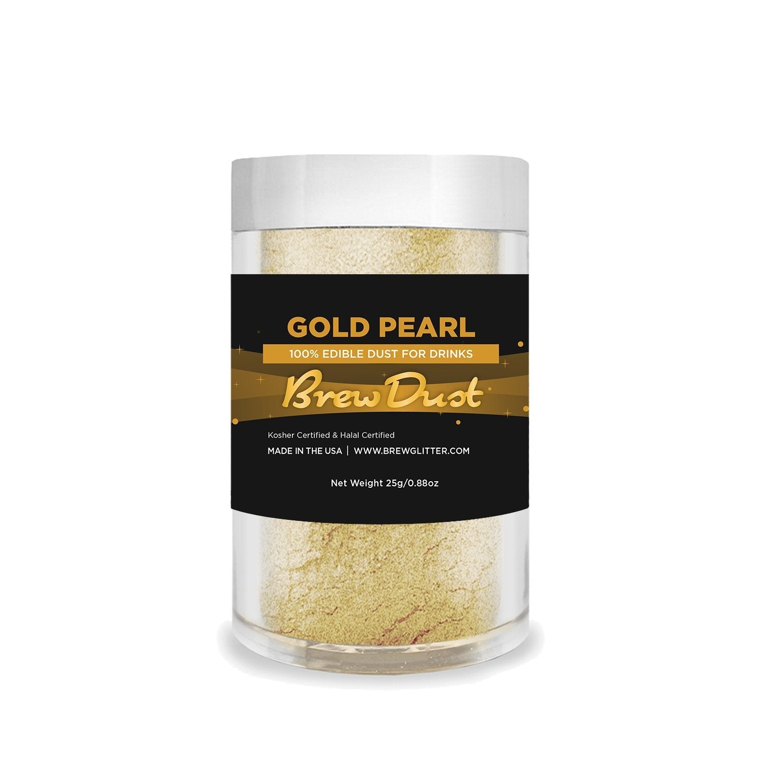 Gold Pearl Edible Brew Dust | Bulk Sizes-Brew Glitter®