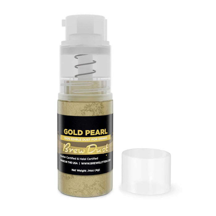 Gold Pearl Edible Brew Dust | Mini Spray Pump-Brew Glitter®