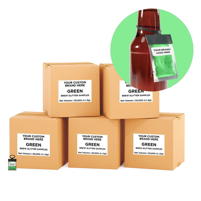 Green Brew Glitter® Necker | Private Label-Brew Glitter®