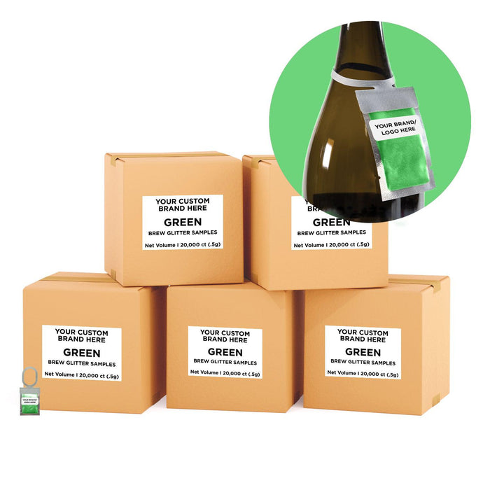 Green Brew Glitter® Necker | Private Label-Brew Glitter®