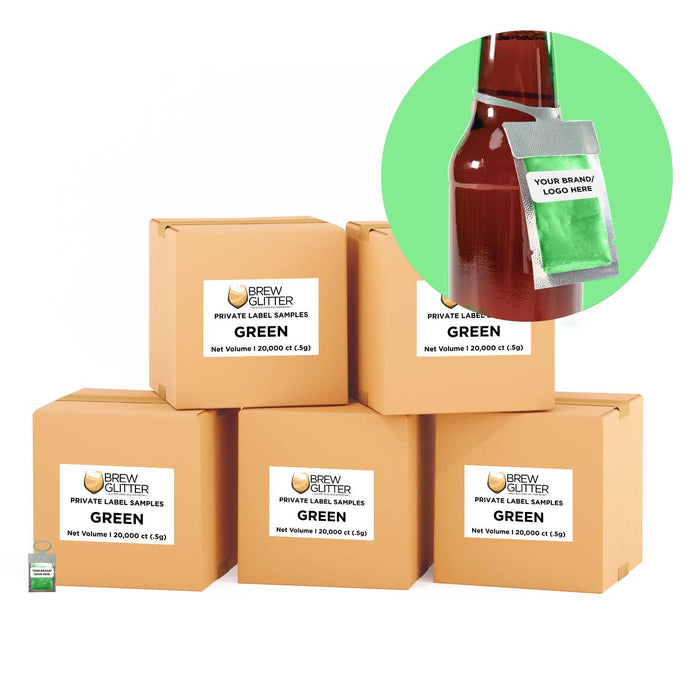 Green Brew Glitter® Necker | Private Label-Brew Glitter®