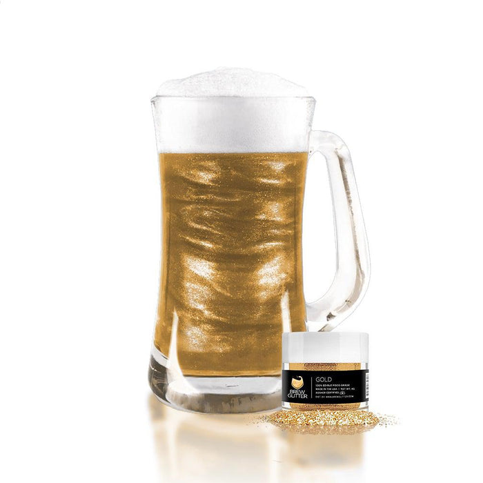 Green & Gold Brew Glitter Football Team Colors (2 PC Set)-Brew Glitter®