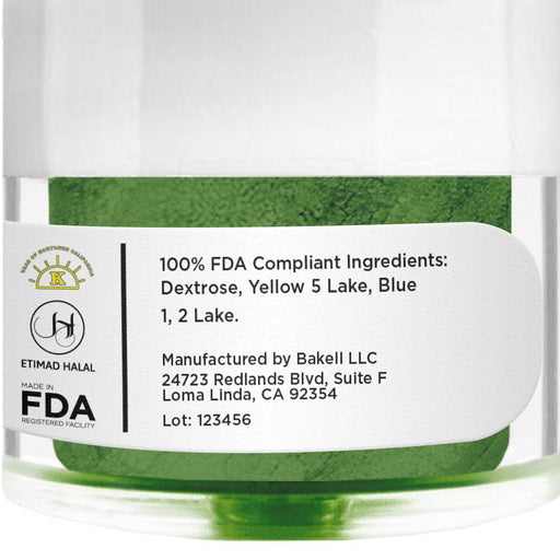 Green Petal Dust Food Coloring Powder-Brew Glitter®