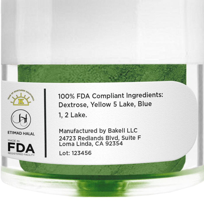Green Petal Dust Food Coloring Powder-Brew Glitter®