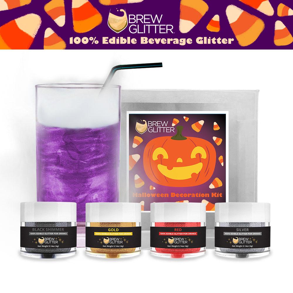 Halloween Brew Glitter Edible Glitter Combo Pack Collection B (4 PC Set)-Brew Glitter®