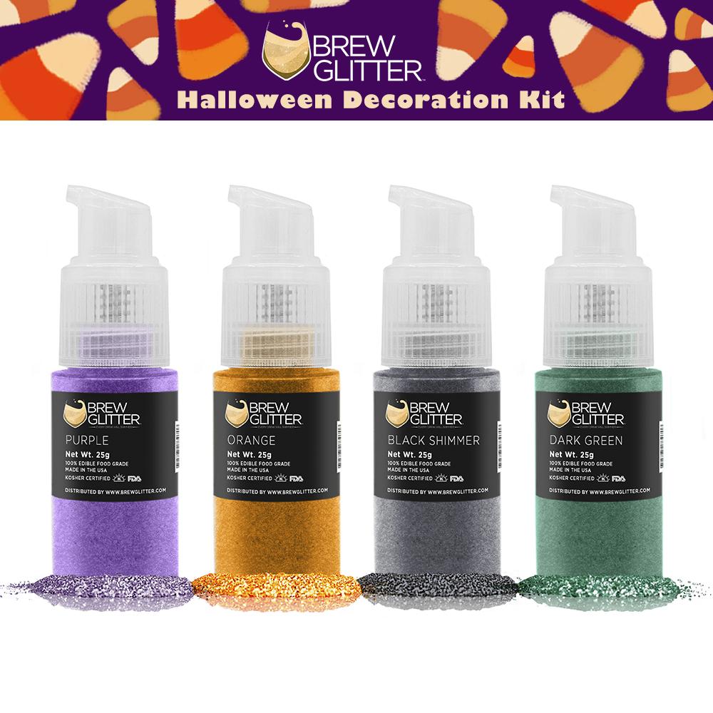 Halloween Edible Brew Glitter Spray Pump Combo Pack A (4 PC SET)-Brew Glitter®