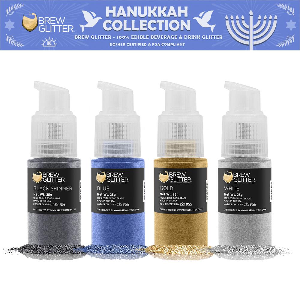 Hanukkah Brew Glitter Pump Combo Pack (4 PC SET)-Brew Glitter®