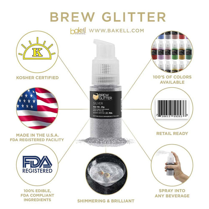 International Beer Day Brew Glitter Spray Pump Combo Pack A (6 PC SET)-Brew Glitter®