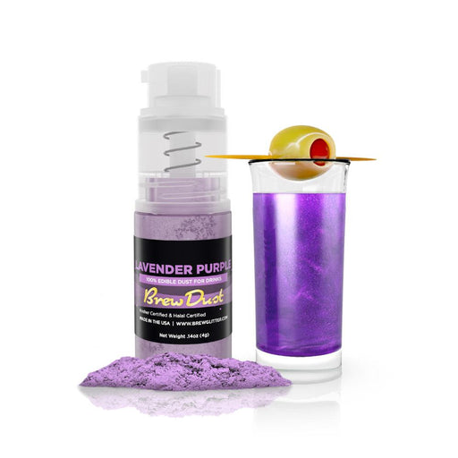 Lavender Purple Edible Brew Dust | Mini Spray Pump-Brew Glitter®