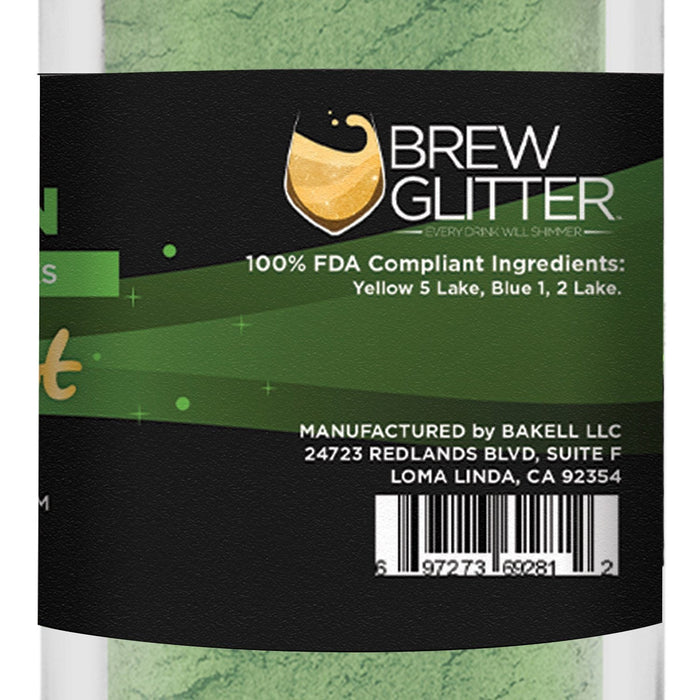 Leaf Green Edible Brew Dust | Bulk Sizes-Brew Glitter®