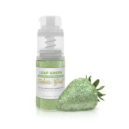 Leaf Green Edible Glitter Spray 4g Pump | Tinker Dust®-Brew Glitter®