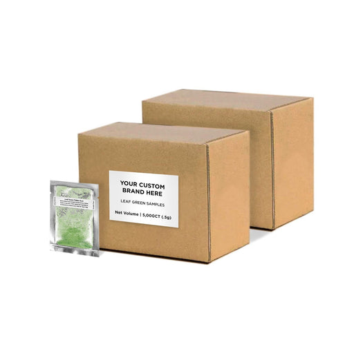 Leaf Green Tinker Dust Sample Packs by the Case | Private Label-Brew Glitter®