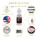 Light Pink Brew Glitter | Mini Pump Wholesale by the Case-Brew Glitter®