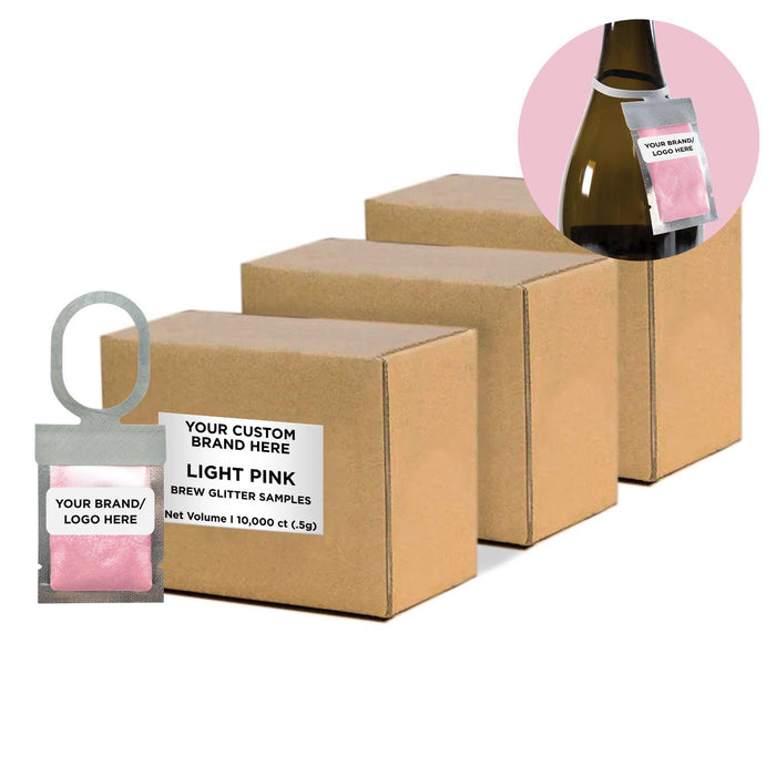 Light Pink Brew Glitter® Necker | Private Label-Brew Glitter®