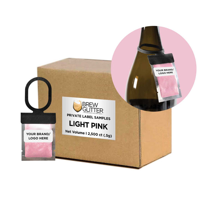 Light Pink Brew Glitter® Necker | Private Label-Brew Glitter®