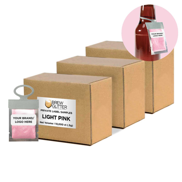 Light Pink Brew Glitter® Necker | Private Label-Brew Glitter®