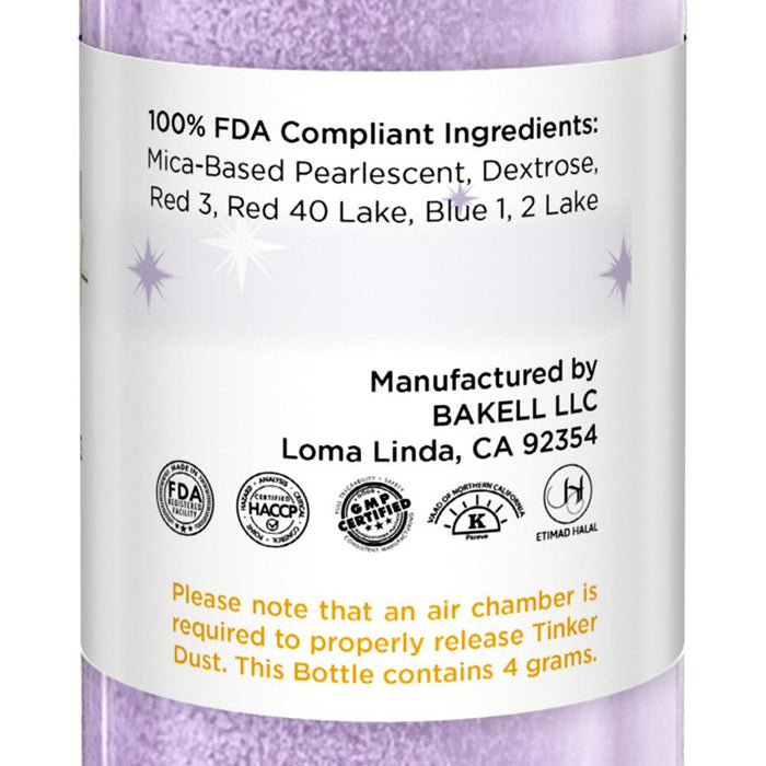 Lilac Purple Edible Glitter Spray 4g Pump | Tinker Dust®-Brew Glitter®