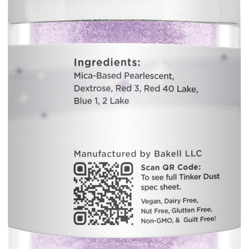 Lilac Purple Tinker Dust Food Grade Edible Glitter | Bulk Sizes-Brew Glitter®