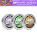 Mardi Gras Cocktail Rimming Sugar "Mardi On" Combo (3 PC SET)-Brew Glitter®