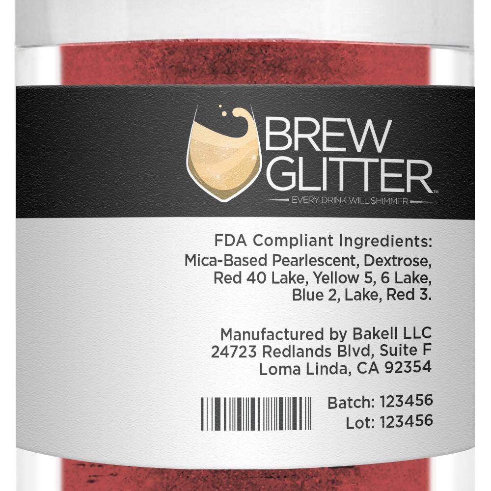 Maroon Red Brew Glitter | Bulk Sizes-Brew Glitter®