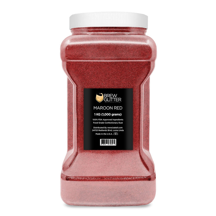 Maroon Red Brew Glitter | Bulk Sizes-Brew Glitter®