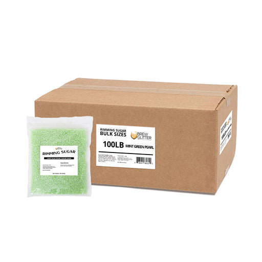 Mint Green Cocktail Rimming Sugar | Bulk Sizes-Brew Glitter®