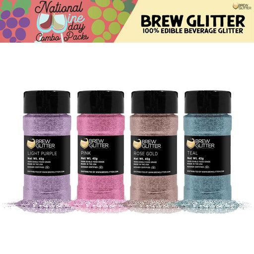 National Wine Day Brew Glitter Combo Pack B (4 PC SET)-Brew Glitter®