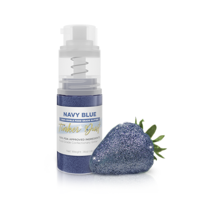 Navy Blue Edible Glitter Spray 4g Pump | Tinker Dust®-Brew Glitter®
