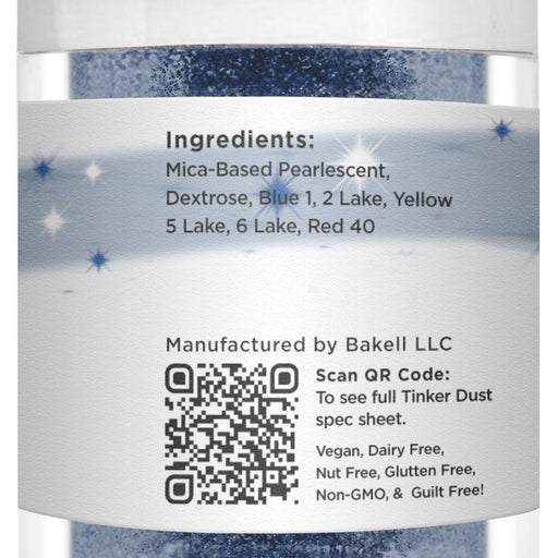 Navy Blue Tinker Dust Food Grade Edible Glitter | Bulk Sizes-Brew Glitter®