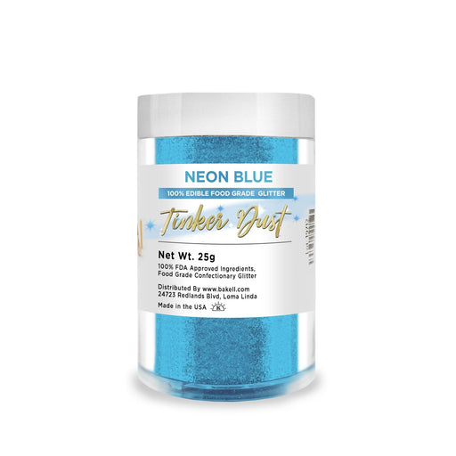 Neon Blue Tinker Dust Food Grade Edible Glitter | Bulk Sizes-Brew Glitter®