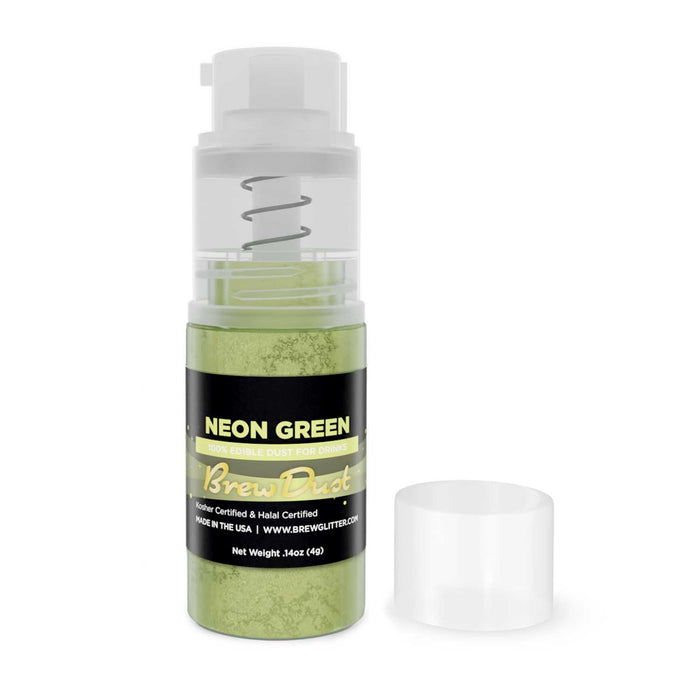 Neon Green Brew Dust by the Case | 4g Spray Pump-Brew Glitter®