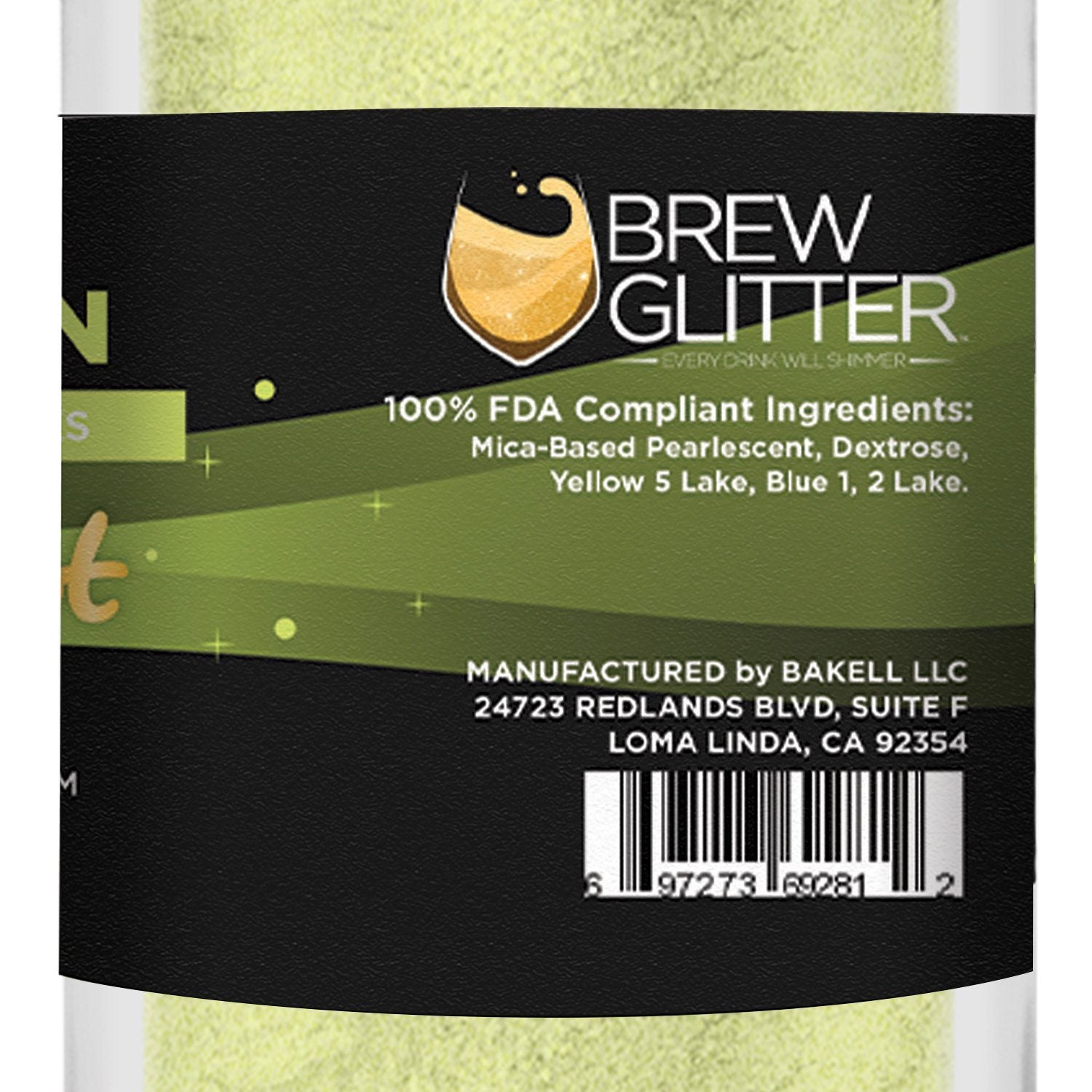 Neon Green Edible Brew Dust | Bulk Sizes-Brew Glitter®