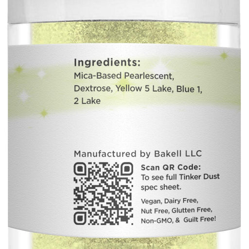 Neon Green Tinker Dust Food Grade Edible Glitter | Bulk Sizes-Brew Glitter®