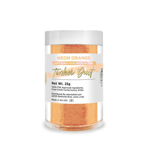 Neon Orange Tinker Dust Food Grade Edible Glitter | Bulk Sizes-Brew Glitter®