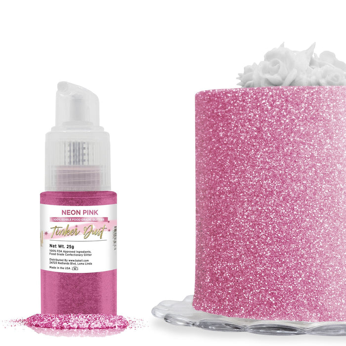 Neon Pink Tinker Dust Spray Pump by the Case | Private Label-Brew Glitter®