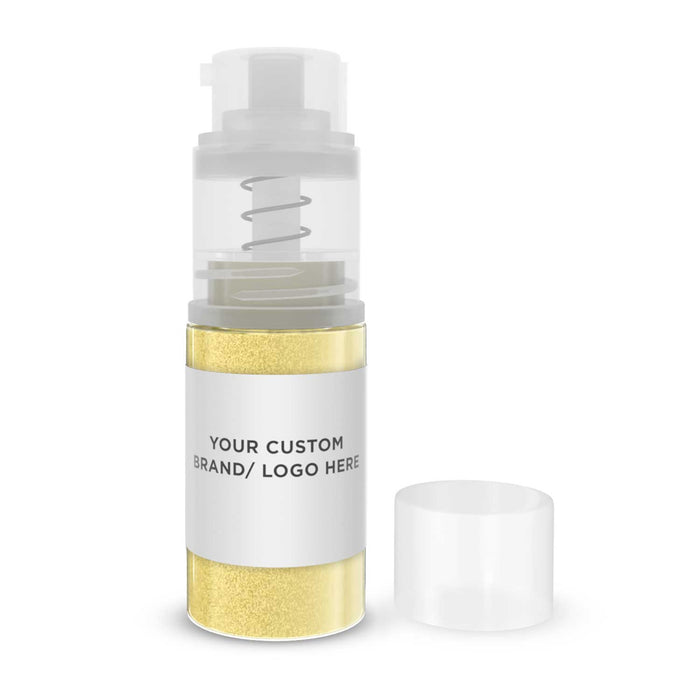 Neon Yellow Tinker Dust® | 4g Glitter Spray Pump | Private Label by the Case-Brew Glitter®