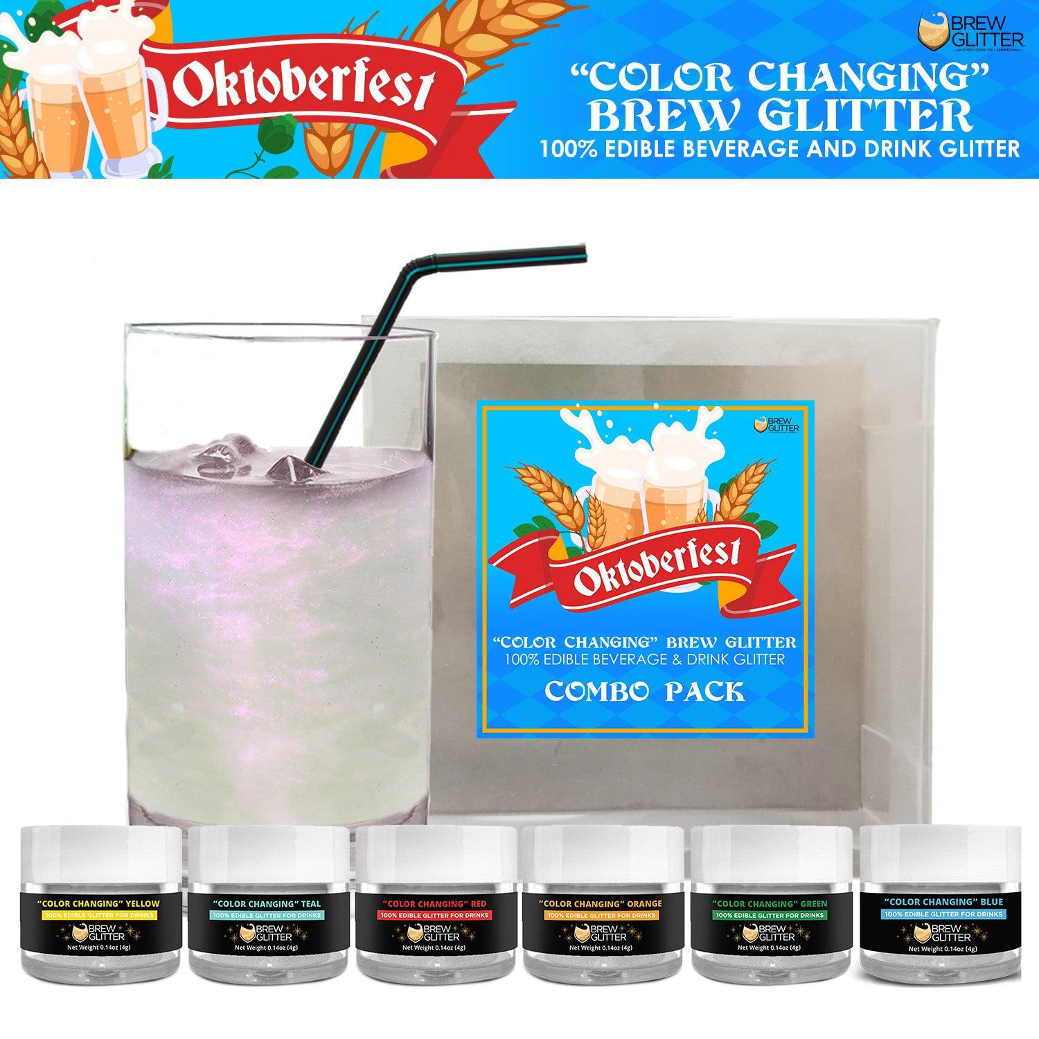 Oktoberfest Maß Color Changing Brew Glitter Combo Pack (6 PC SET)-Brew Glitter®