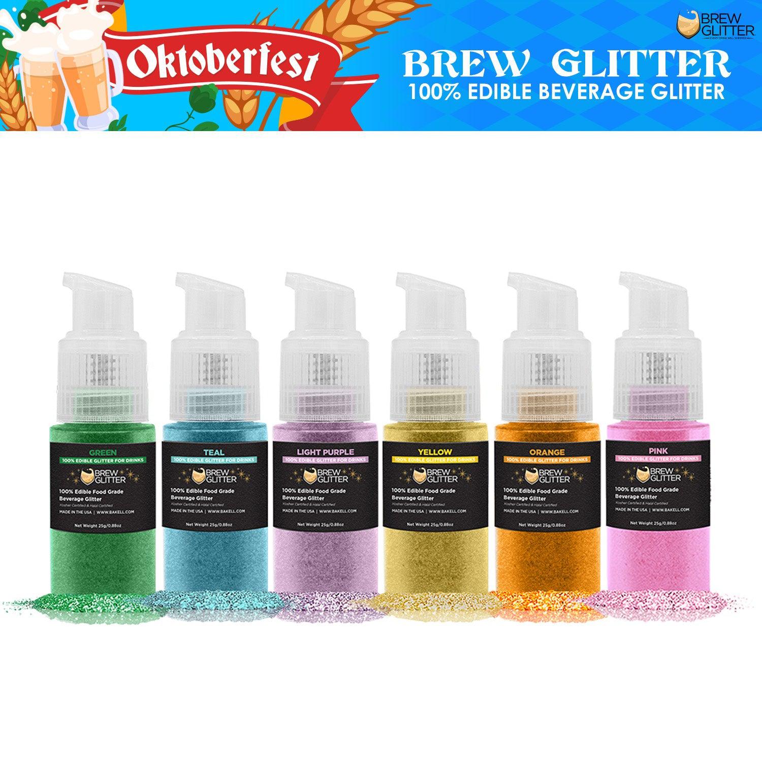 Oktoberfest the Wiesn Brew Glitter Spray Pump Combo Pack (6 PC SET)-Brew Glitter®