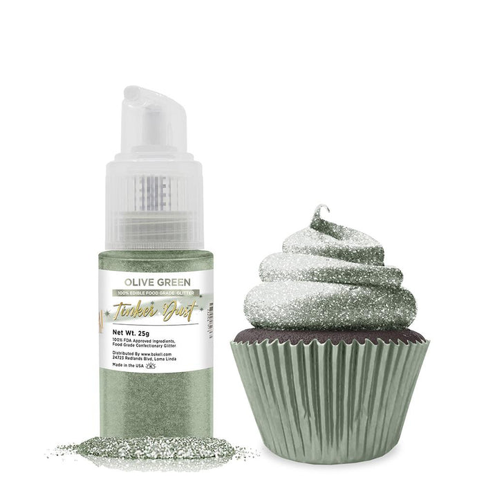Olive Green Tinker Dust Spray Pump by the Case | Private Label-Brew Glitter®
