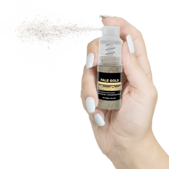 Pale Gold Brew Dust by the Case | 4g Spray Pump-Brew Glitter®